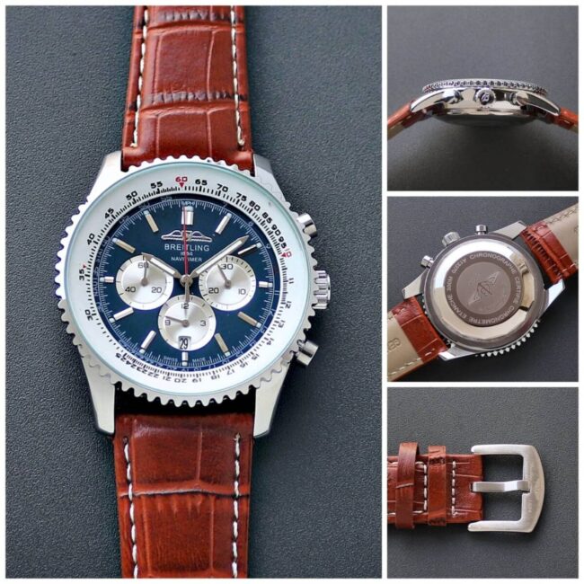 Breitling Navitimer B01 Chronograph blue dial 2 https://watchstoreindia.com/Shop/breitling-navitimer-b01-chronograph/