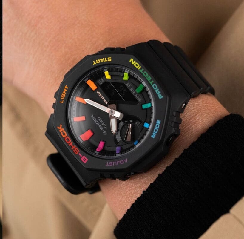 G Shock GA 2100 Rainbow Edition https://watchstoreindia.com/Shop/g-shock-ga-2100-rainbow-edition/