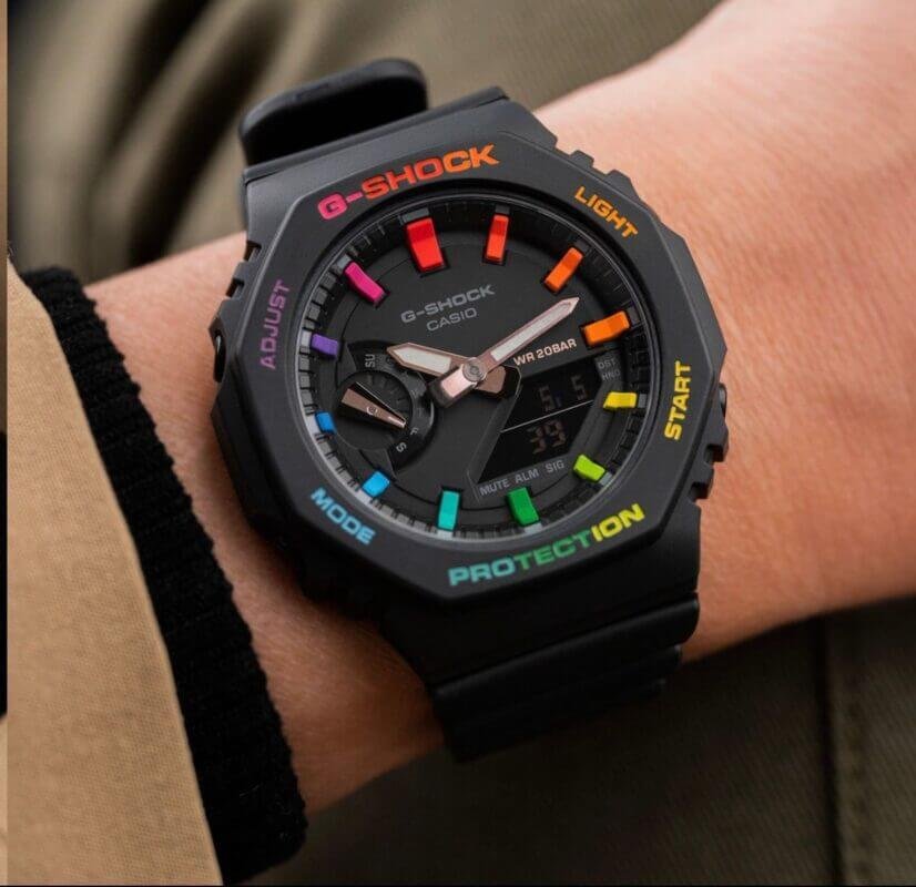 G Shock GA 2100 Rainbow Edition4 https://watchstoreindia.com/Shop/g-shock-ga-2100-rainbow-edition/