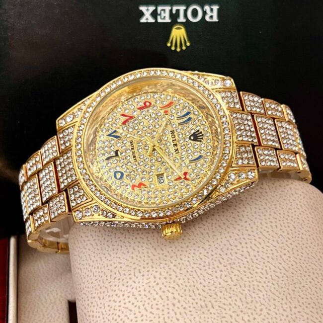 Rolex Diamond Studded Watch https://watchstoreindia.com/Shop/rolex-full-diamond-studded-watch/