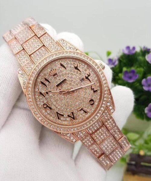 Rolex Diamond Studded Watch2 https://watchstoreindia.com/