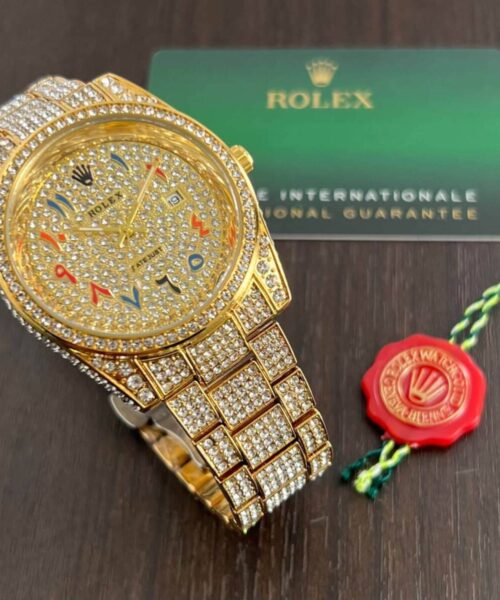 Rolex full Diamond Studded Watch4 https://watchstoreindia.com/