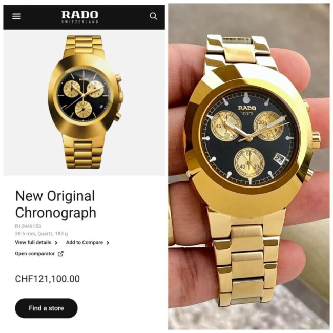 RADO Diastar Chronograph Machine https://watchstoreindia.com/Shop/rado-diastar-chronograph-machine/