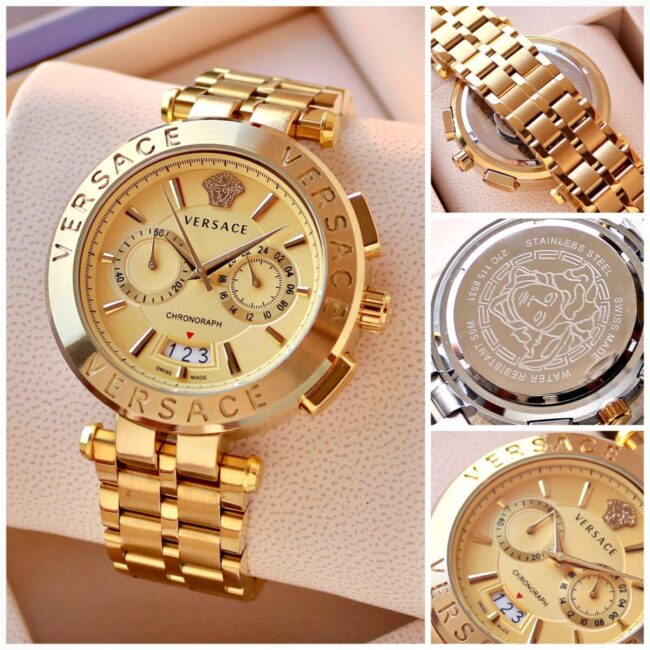 Versace Aion Chronograph https://watchstoreindia.com/Shop/versace-aion-chronograph-golden/