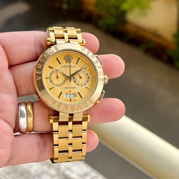 Versace Aion Chronograph Gold https://watchstoreindia.com/
