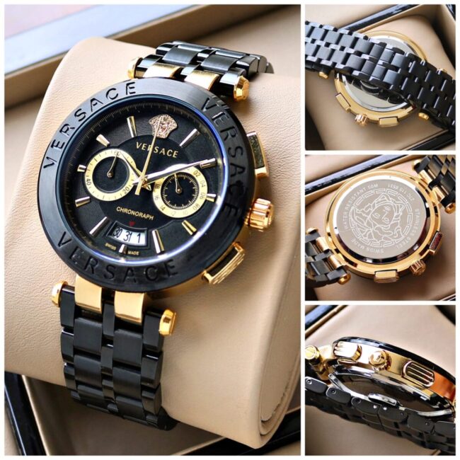 Versace Aion Chronograph in Black https://watchstoreindia.com/Shop/versace-aion-chronograph-in-black/
