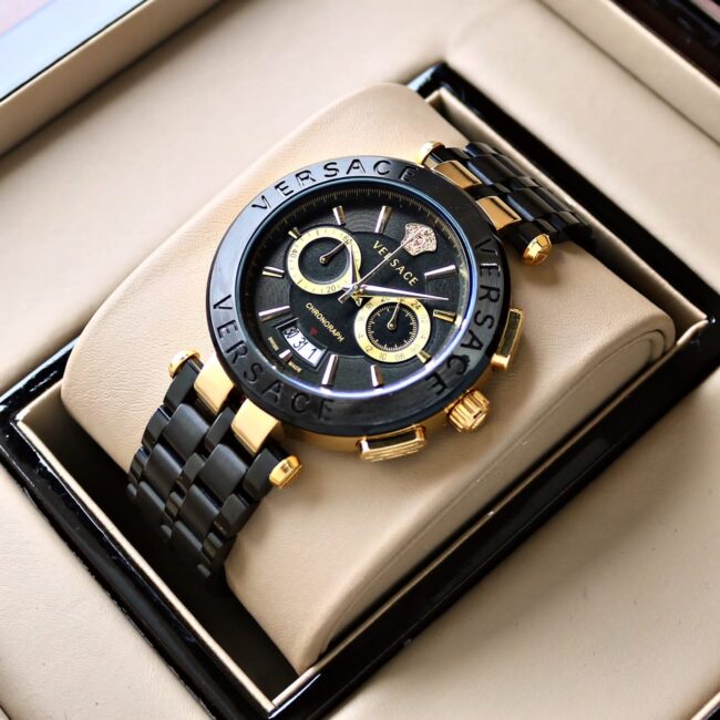 Versace Aion Chronograph in Black2 https://watchstoreindia.com/Shop/versace-aion-chronograph-in-black/
