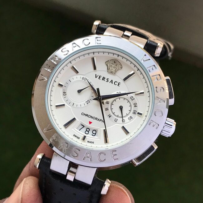 Versace Watch With Leather Strap 1 scaled https://watchstoreindia.com/Shop/versace-watch-with-leather-strap/