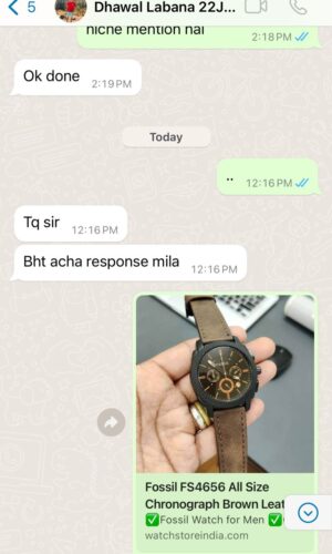 Watch Store India Customer Review (2)