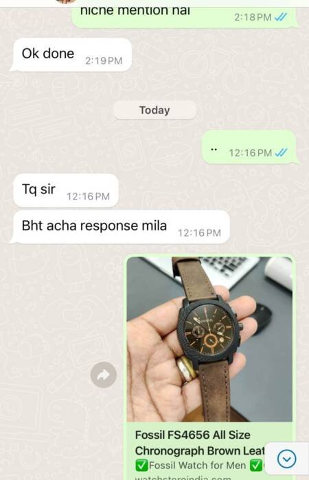 Watch Store India Customer Review (2)