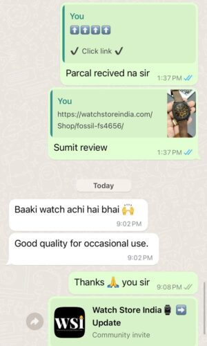 Watch Store India Customer Review (5)