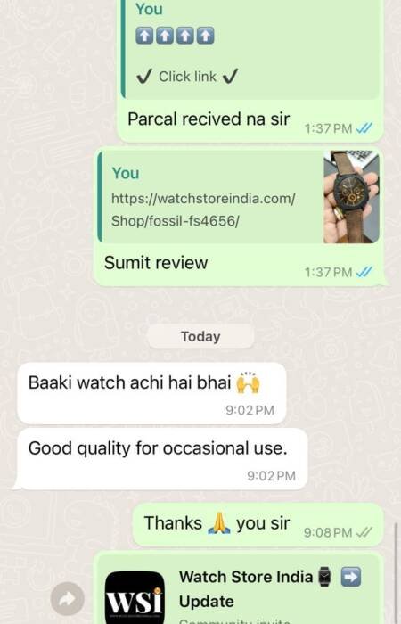 Watch Store India Customer Review (5)