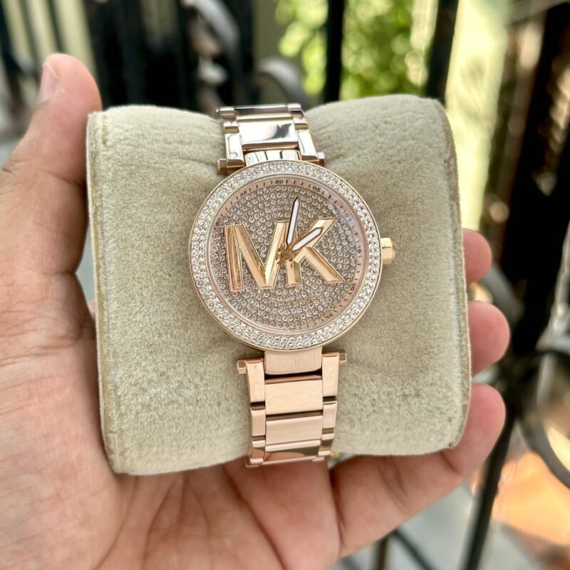 Michael Kors logo Rose Dials scaled https://watchstoreindia.com/Shop/michael-kors-logo-rose-dial/