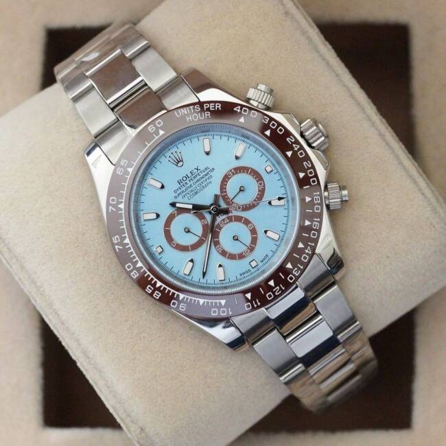 Rolex Cosmograph Daytona blue dial 3 https://watchstoreindia.com/Shop/rolex-cosmograph-daytona-blue-dial/