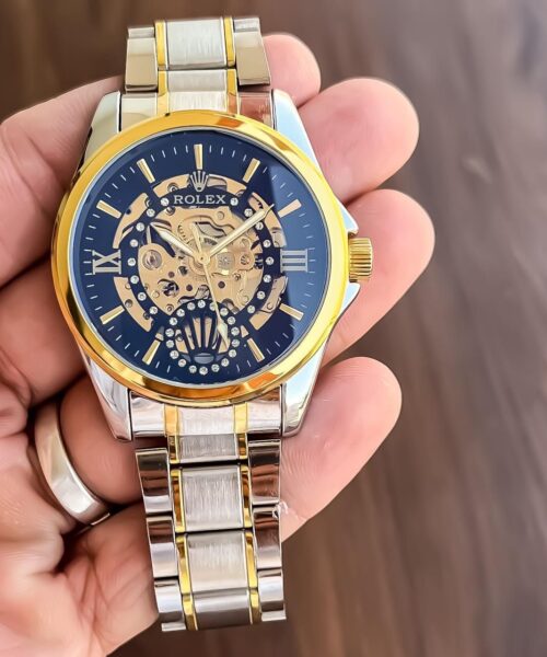 Rolex Silver Golden Chain 6 https://watchstoreindia.com/