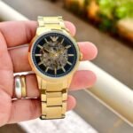 Emporio Armani Meccanico Gold 3 https://watchstoreindia.com/Shop/emporio-armani-meccanico-gold/