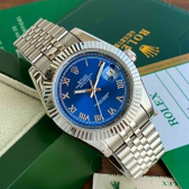 Rolex Oyster Perpetual Bluedial 4 https://watchstoreindia.com/