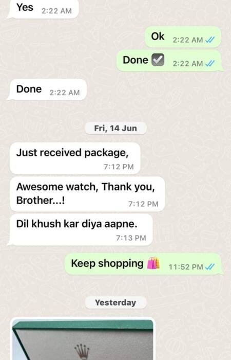 Watch Customer Review (1)