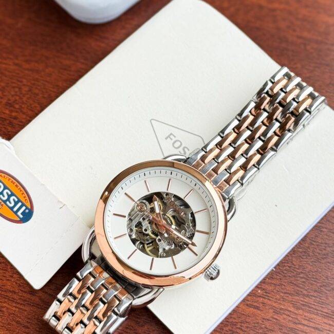 Fossil Rose Gold Ladies Watch Store India First Copy Watches