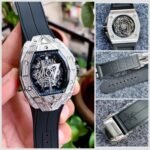 Hublot Big Bang Sang Bleu 3 Silver Diamond - Image 3