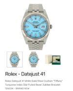 Rolex DateJust 41 Tiffany - Image 4