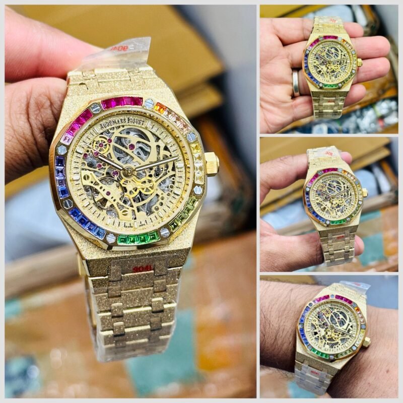 1000021527 https://watchstoreindia.com/Shop/audemars-piguet-royal-oak-frosted-gold-premium/