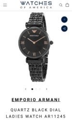 EMPORIO ARMANI 7AAA ORIGINAL SLIM BLACK - Image 3
