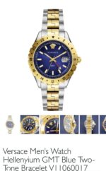 VERSACE HELLENYIUM GMT TWO-TONE BLUE - Image 3