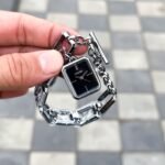 CHANEL PARIS 7A PREMIUM SILVER & BLACK