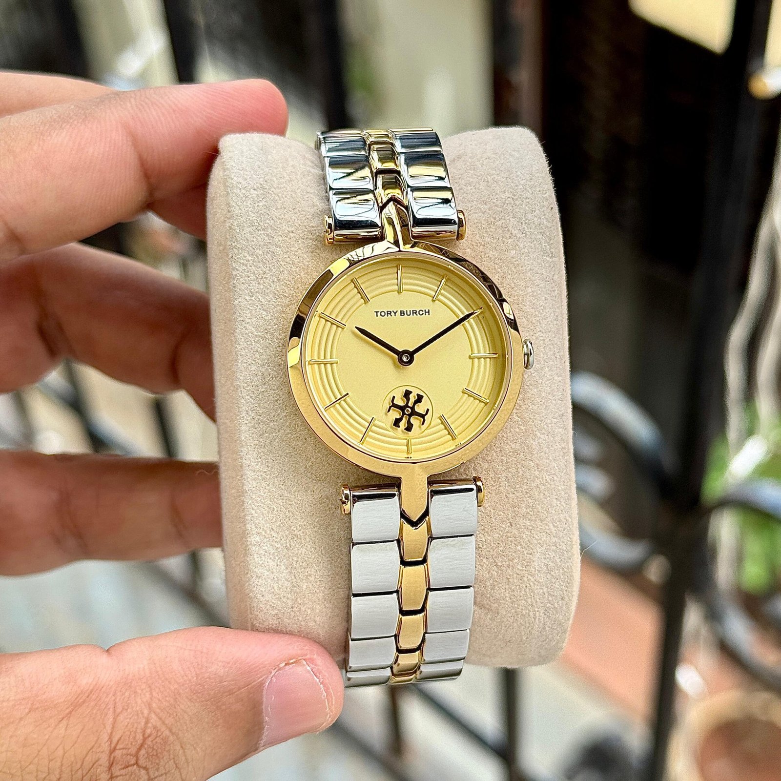 TORY BURCH KIRA IVORY/TWO-TONE GOLD | Watch Store India