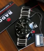 RADO 7AAA QUARTZ MOVEMENT BLACK DIAL - Image 2