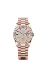 ROLEX DAY DATE RING DIAMOND RAINBOW PREMIUM - Image 4