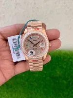 ROLEX DAY DATE RING DIAMOND RAINBOW PREMIUM - Image 3