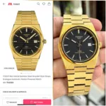 TISSOT PRX QUARTZ POWERMATIC GOLD TONE - Image 3