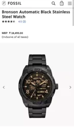 FOSSIL 7AAA PREMIUM SKELETON DIAL AUTOMATIC - Image 3