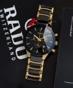 RADO 7AAA QUARTZ MOVEMENT BLACK DIAL