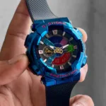 G SHOCK GM-110-MF-1A STAINLESS STEEL BLACK BEZEL