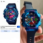 G SHOCK GM-110-MF-1A STAINLESS STEEL BLACK BEZEL - Image 4