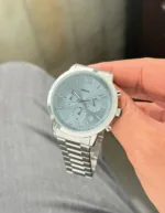 FOSSIL SLIM NEUTRA CHRONOGRAPH TIFFANY BLUE DIAL - Image 4