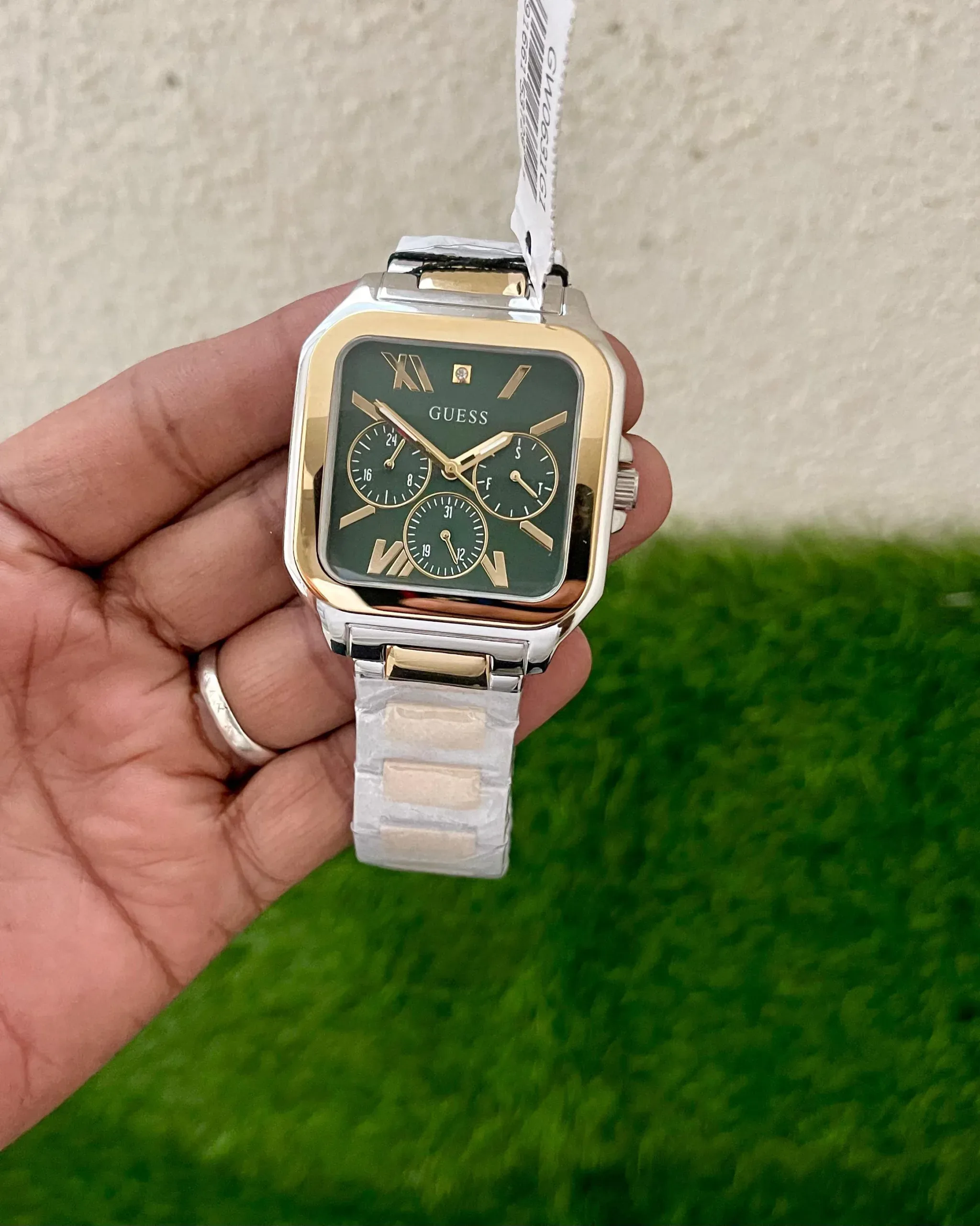 GUESS INTEGRITY GREEN SQUARE DIAL 7AAA - Image 5
