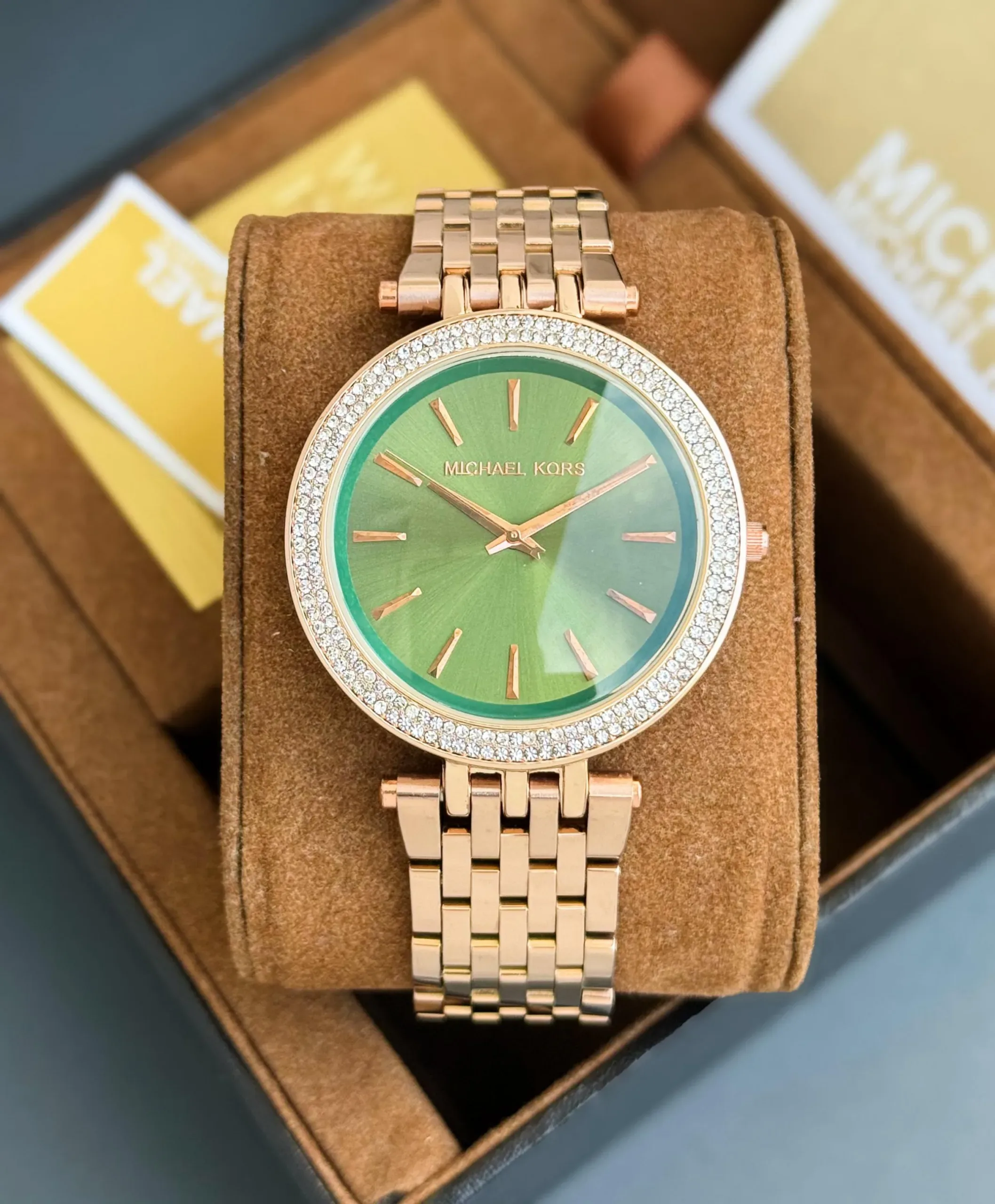 2025/09/1000041457-jpg.webp MICHAEL KORS 7A ORIGINAL STAINLESS STEEL ROSEGOLD - Image 1
