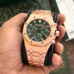 AUDEMARS PIGUET ROYAL OAK ROSEGOLD GREEN DIAL