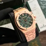 AUDEMARS PIGUET ROYAL OAK ROSEGOLD GREEN DIAL - Image 4