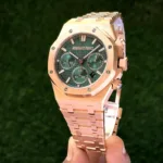 AUDEMARS PIGUET ROYAL OAK ROSEGOLD GREEN DIAL - Image 6