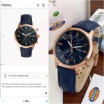 FOSSIL BLUE SATIN DIAL 7AAA PREMIUM - Image 4