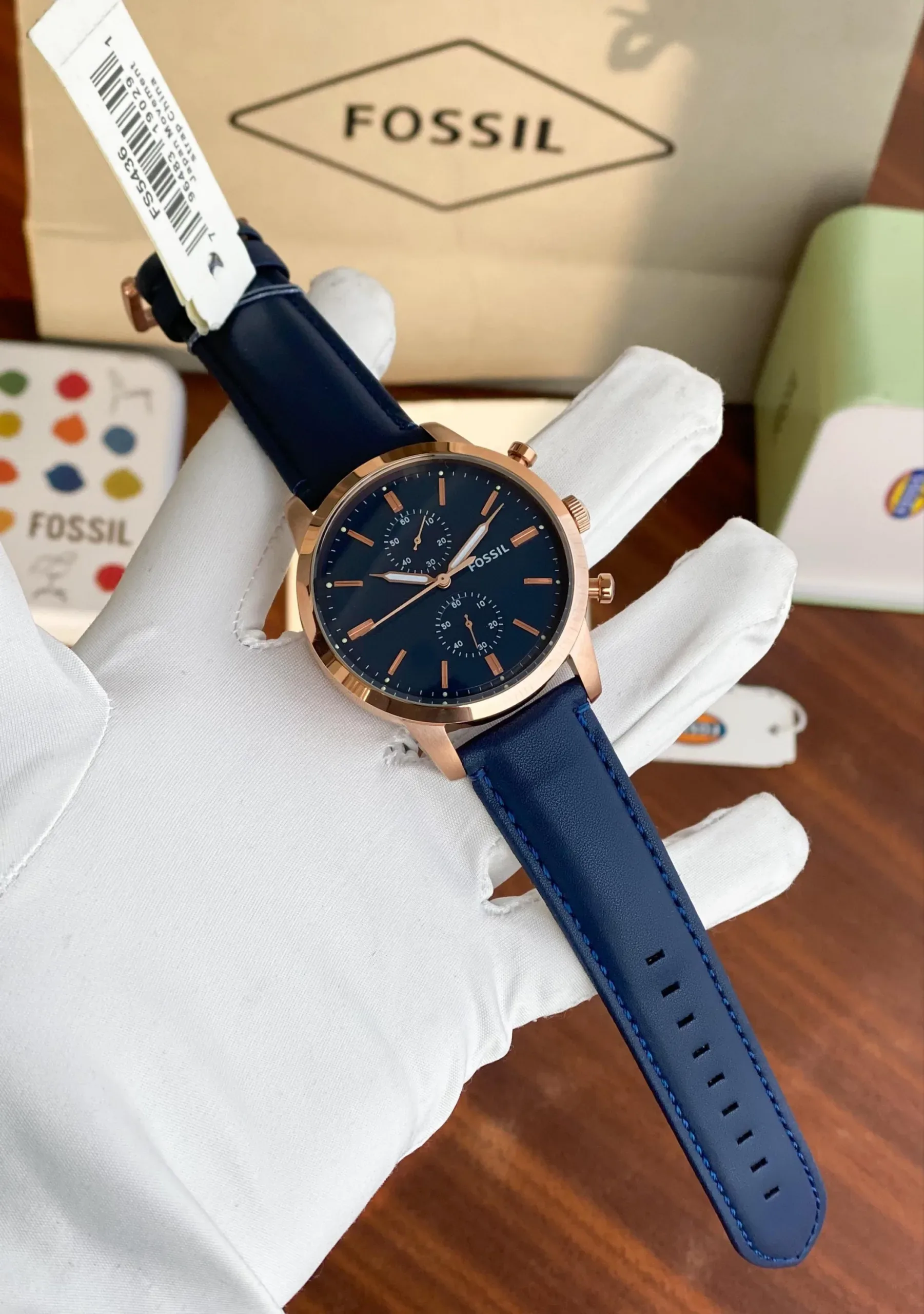 FOSSIL BLUE SATIN DIAL 7AAA PREMIUM - Image 3