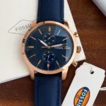 FOSSIL BLUE SATIN DIAL 7AAA PREMIUM