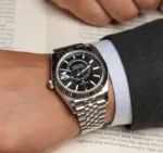 ROLEX CLASSIC SKY-DWELLER 7AAA PREMIUM BLACK DIAL - Image 3