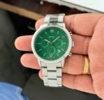 FOSSIL SLIM NEUTRA CHRONOGRAPH GREEN DIAL - Image 3