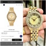MICHAEL KORS MK4709 DAZZLING CRYSTAL QUARTZ MOVEMENT - Image 4